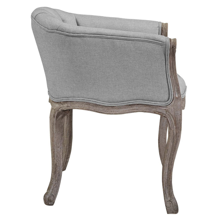Rowan Vintage French Upholstered Fabric Accent Chair