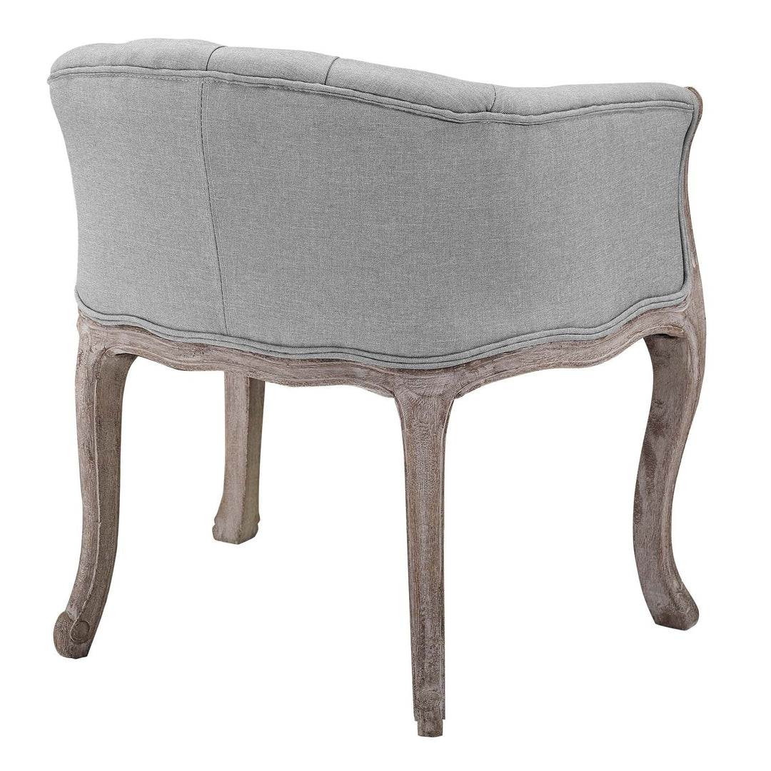 Rowan Vintage French Upholstered Fabric Accent Chair