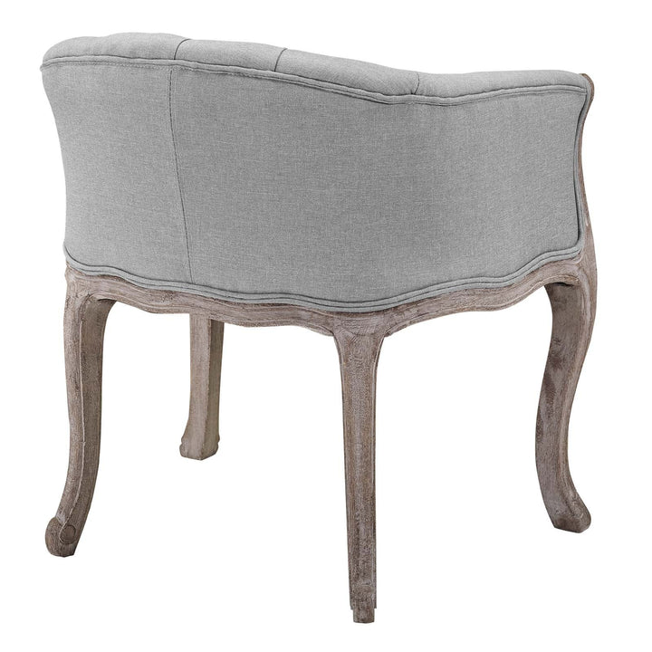 Rowan Vintage French Upholstered Fabric Accent Chair