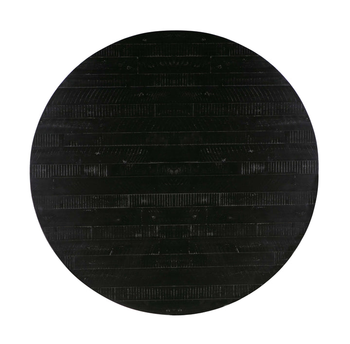Rowena Round Dining Table - Black