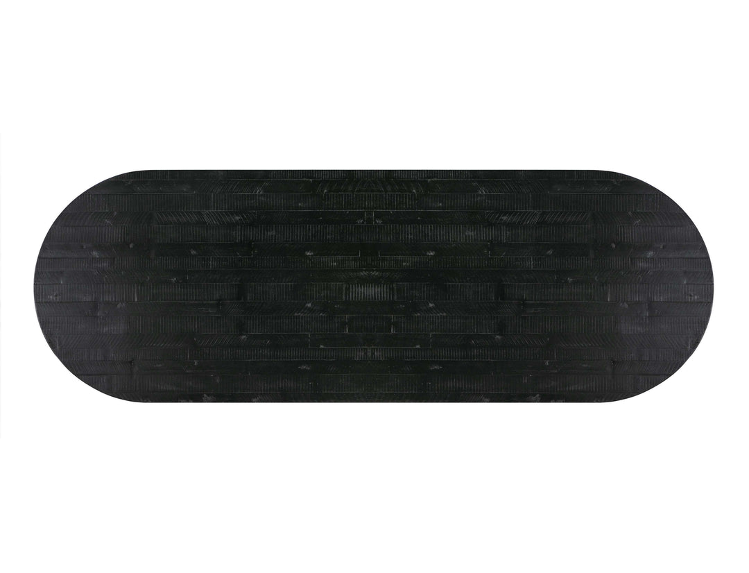 Rowena Oval Dining Table - Black