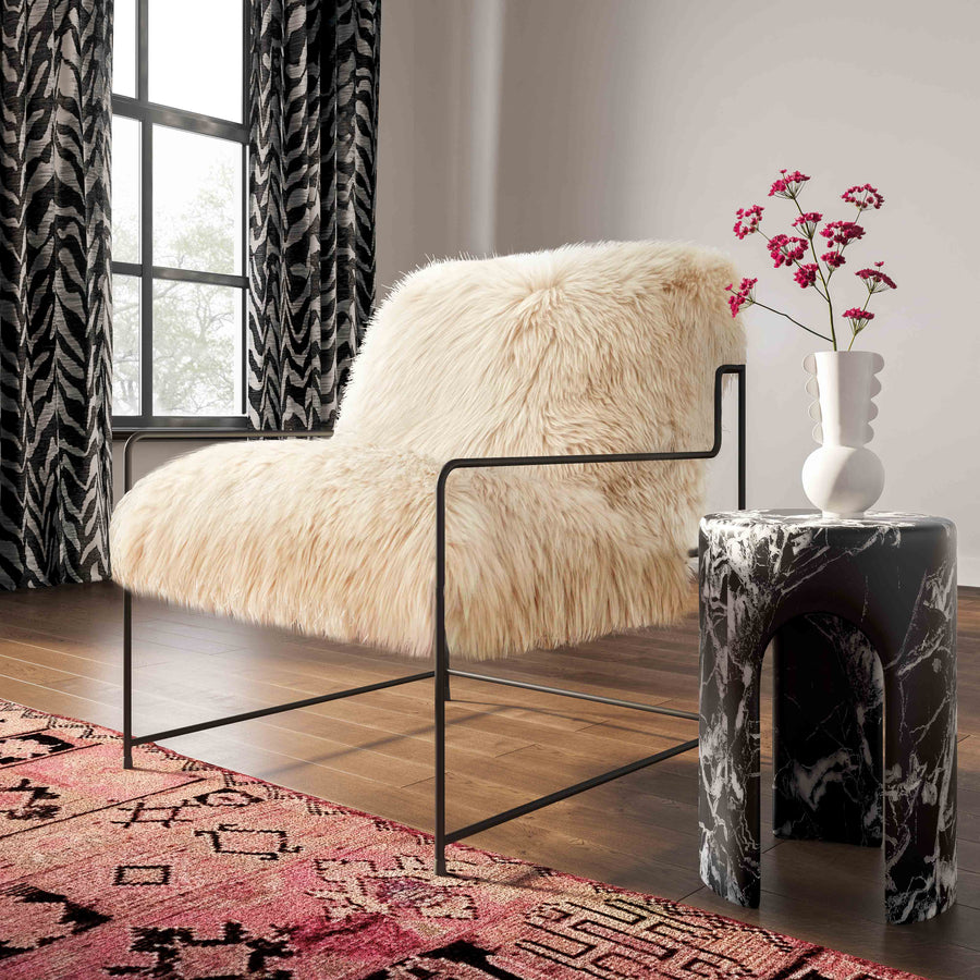 Selena Concrete Side Table