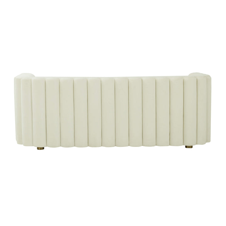 Sophie Cream Velvet Sofa