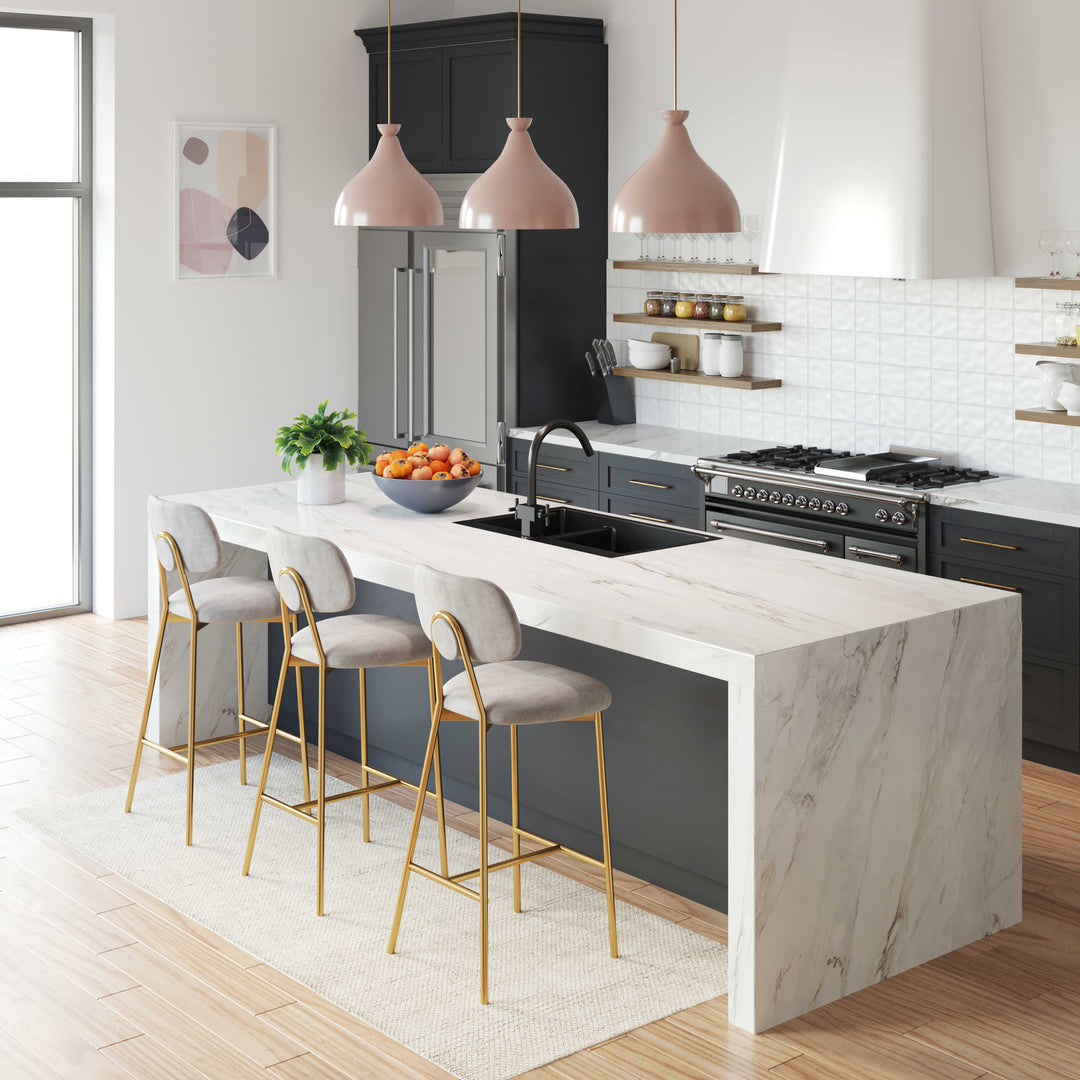 Stella Grey Counter Stool