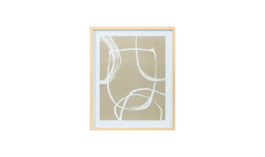 Strokes Abstract Framed Print