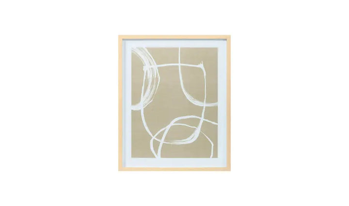 Strokes Abstract Framed Print