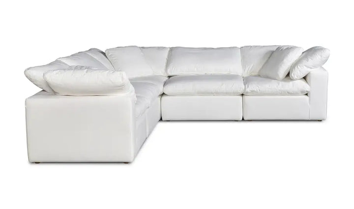 Summit Condo Classic L Modular Sectional Cream White