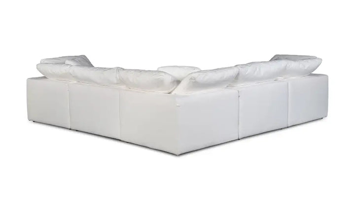 Summit Condo Classic L Modular Sectional Cream White