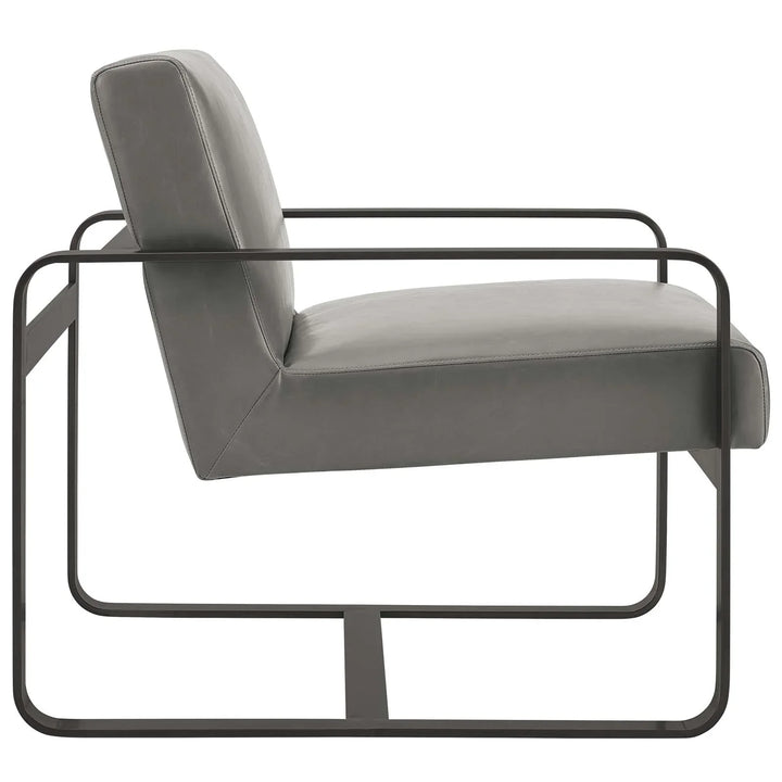 Sutter Faux Leather Armchair