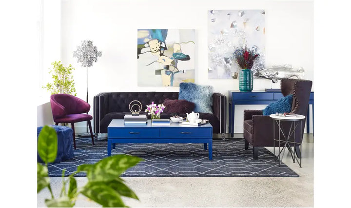 Three Marble Accent Table