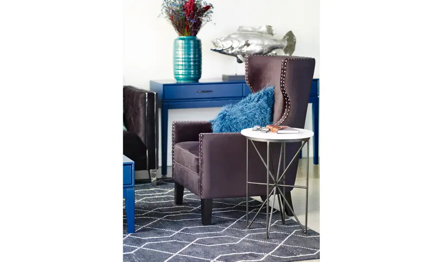 Three Marble Accent Table