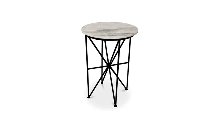 Three Marble Accent Table