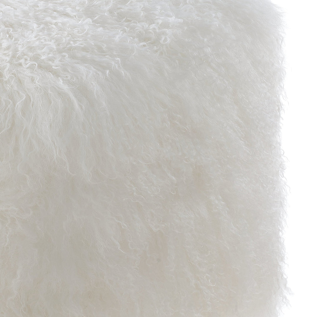 Tibby Sheep White Pouf