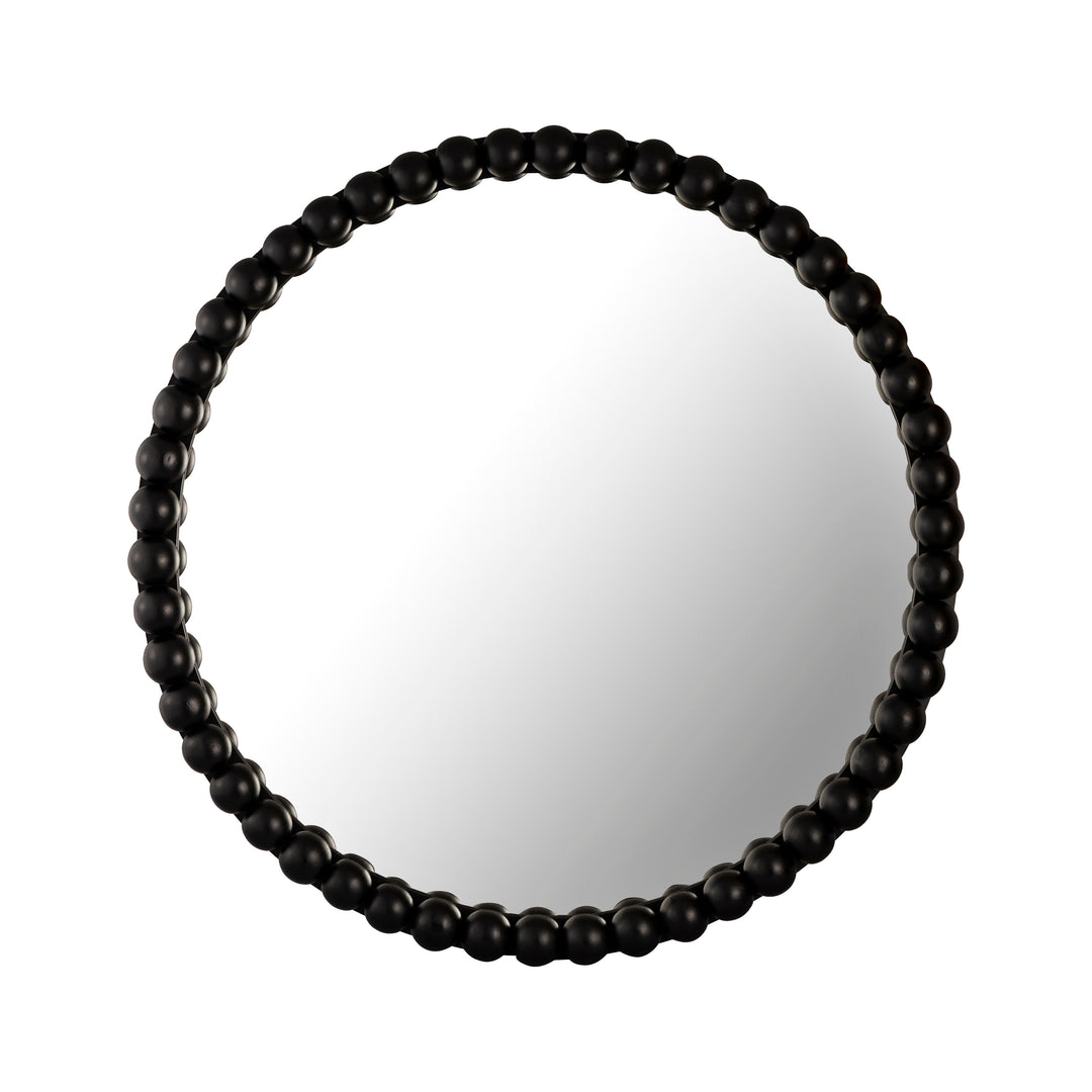 Title Black Wooden Mirror