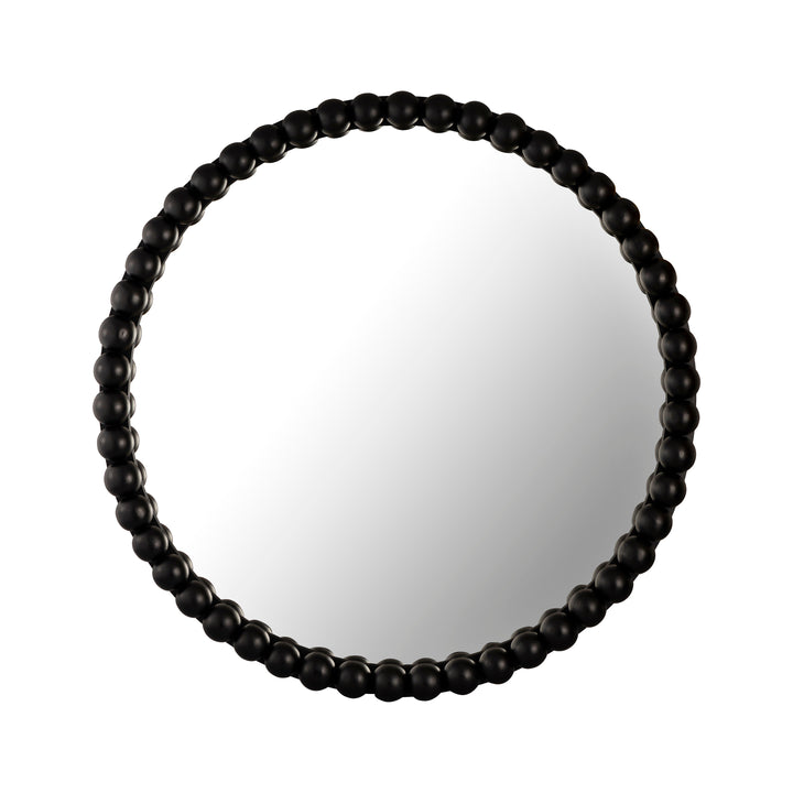 Title Black Wooden Mirror