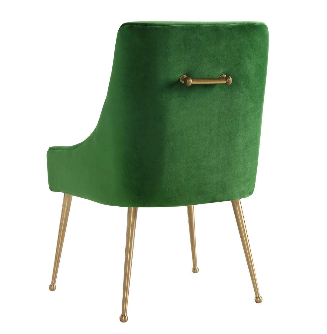Tori Velvet Side Chair - Moss