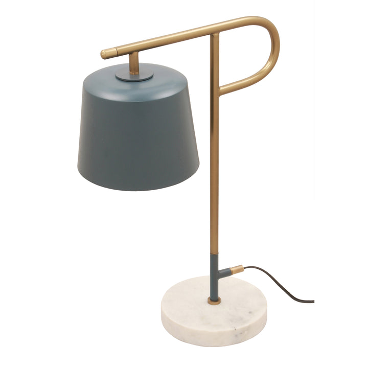 Tower Marble Base Table Lamp