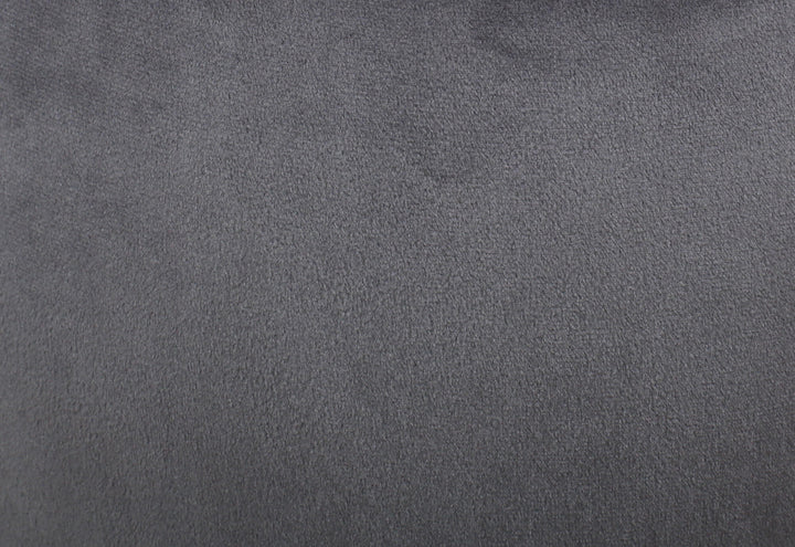 Tree Grey Velvet Ottoman