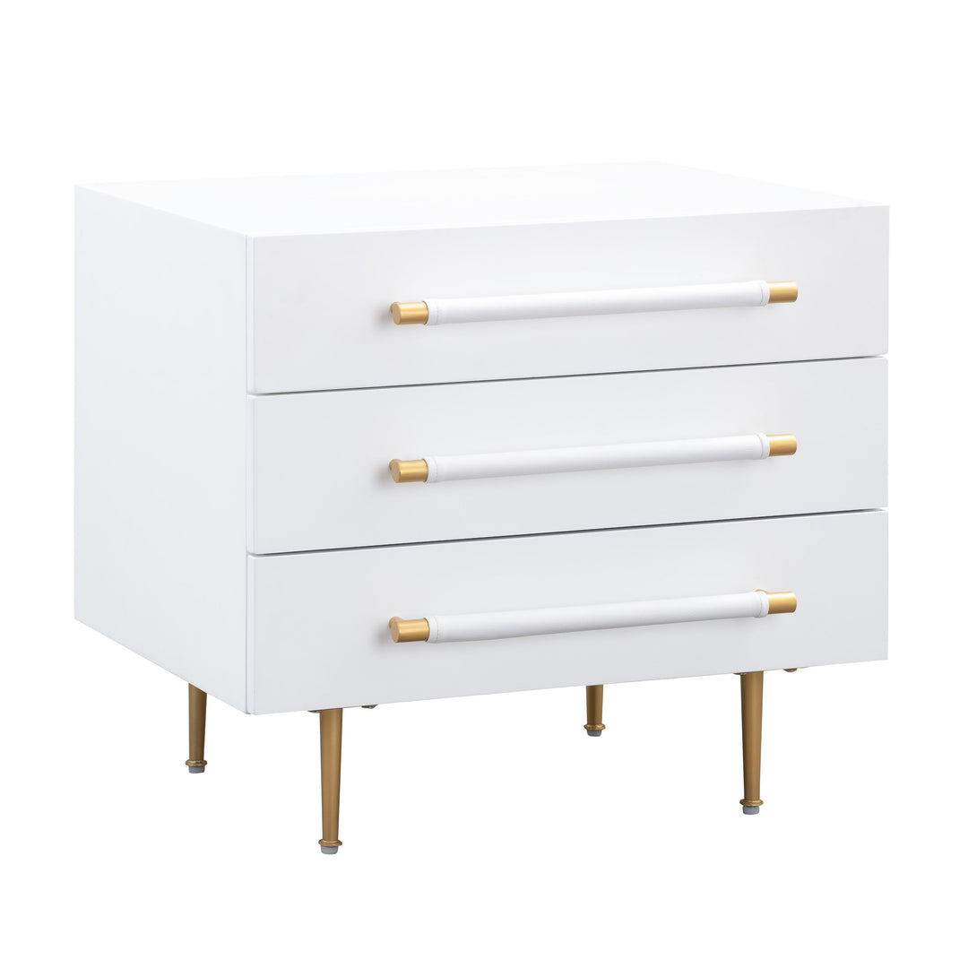 Triton White Nightstand