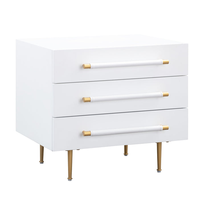 Triton White Nightstand