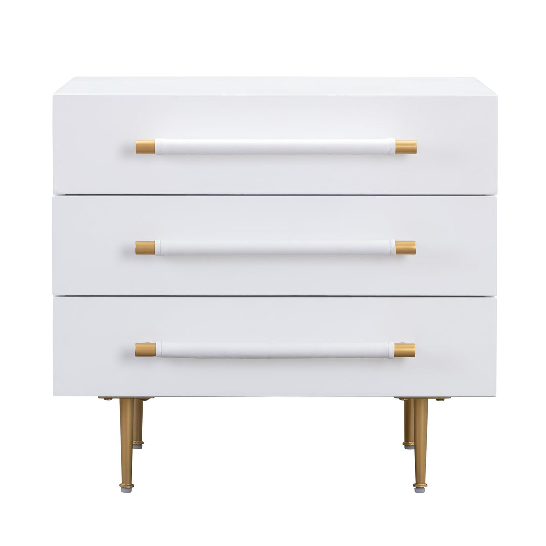 Triton White Nightstand