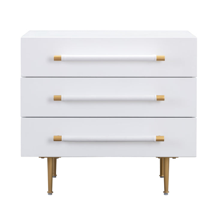 Triton White Nightstand