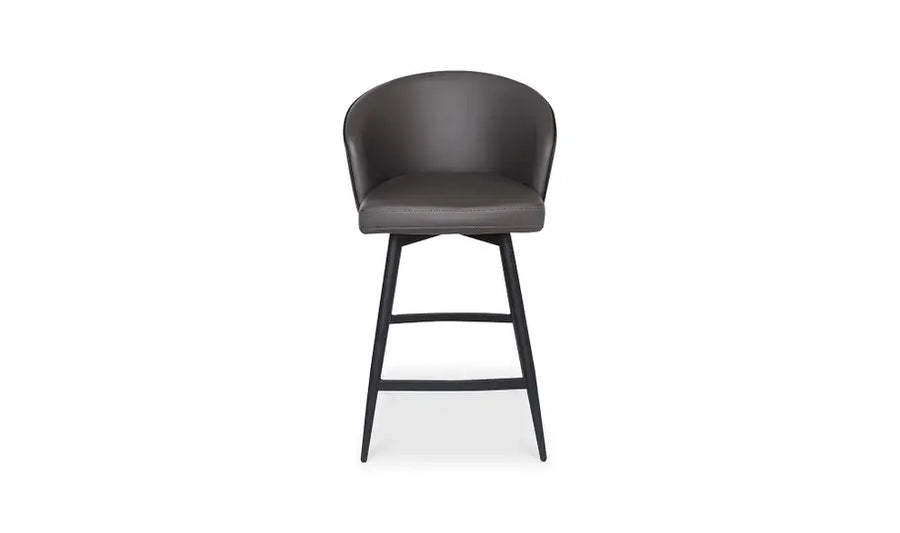Vaughn Swivel Counter Stool Charcoal