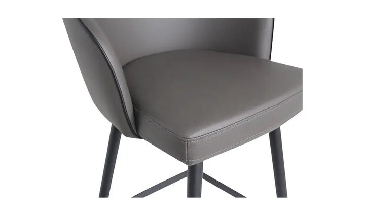 Vaughn Swivel Counter Stool Charcoal
