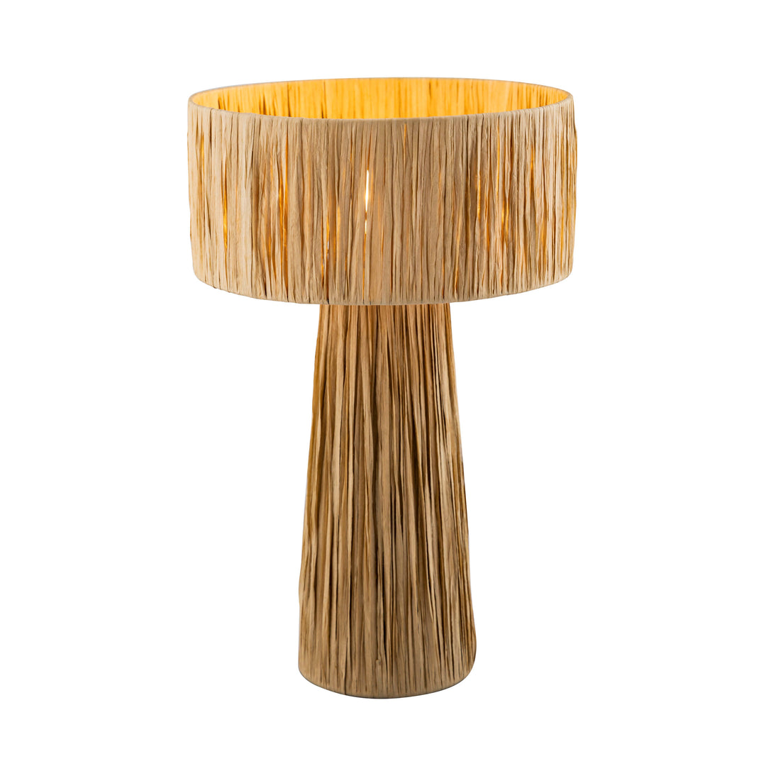 Village Rafia Natural Table Lamp