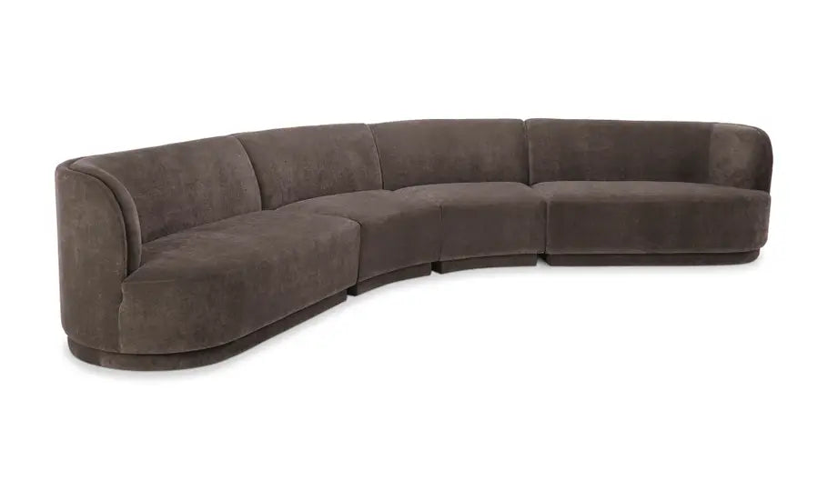 Yun Eclipse Modular Selectional Chairs Left - Grey