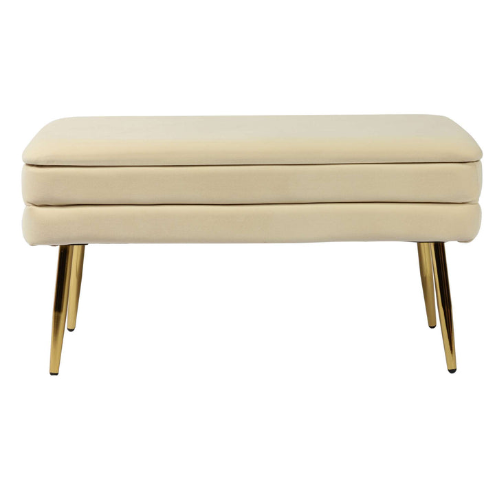 Zivana Cream Storage Bench
