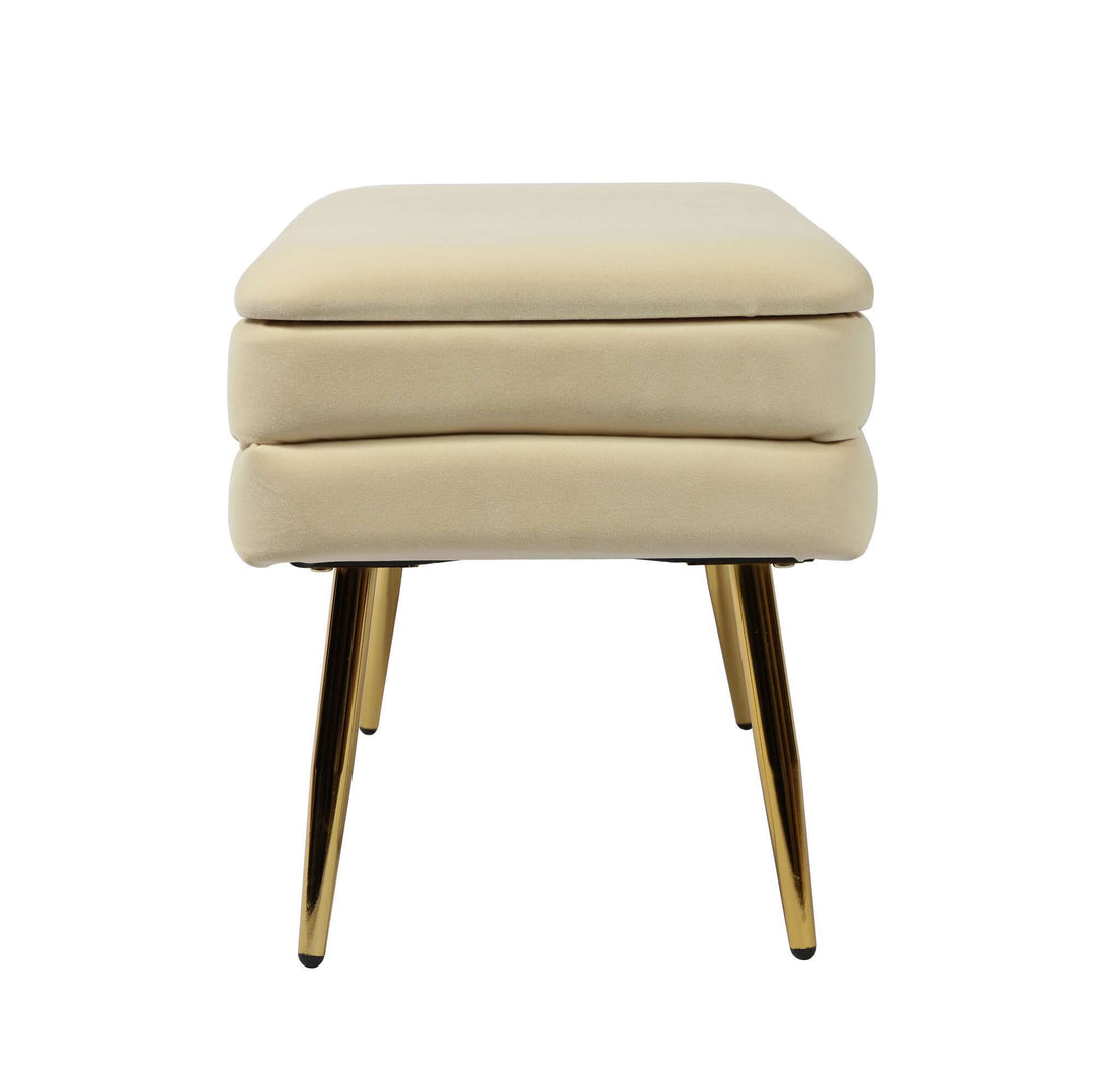 Zivana Cream Storage Bench