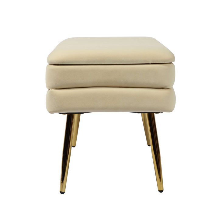Zivana Cream Storage Bench