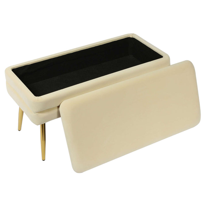 Zivana Cream Storage Bench