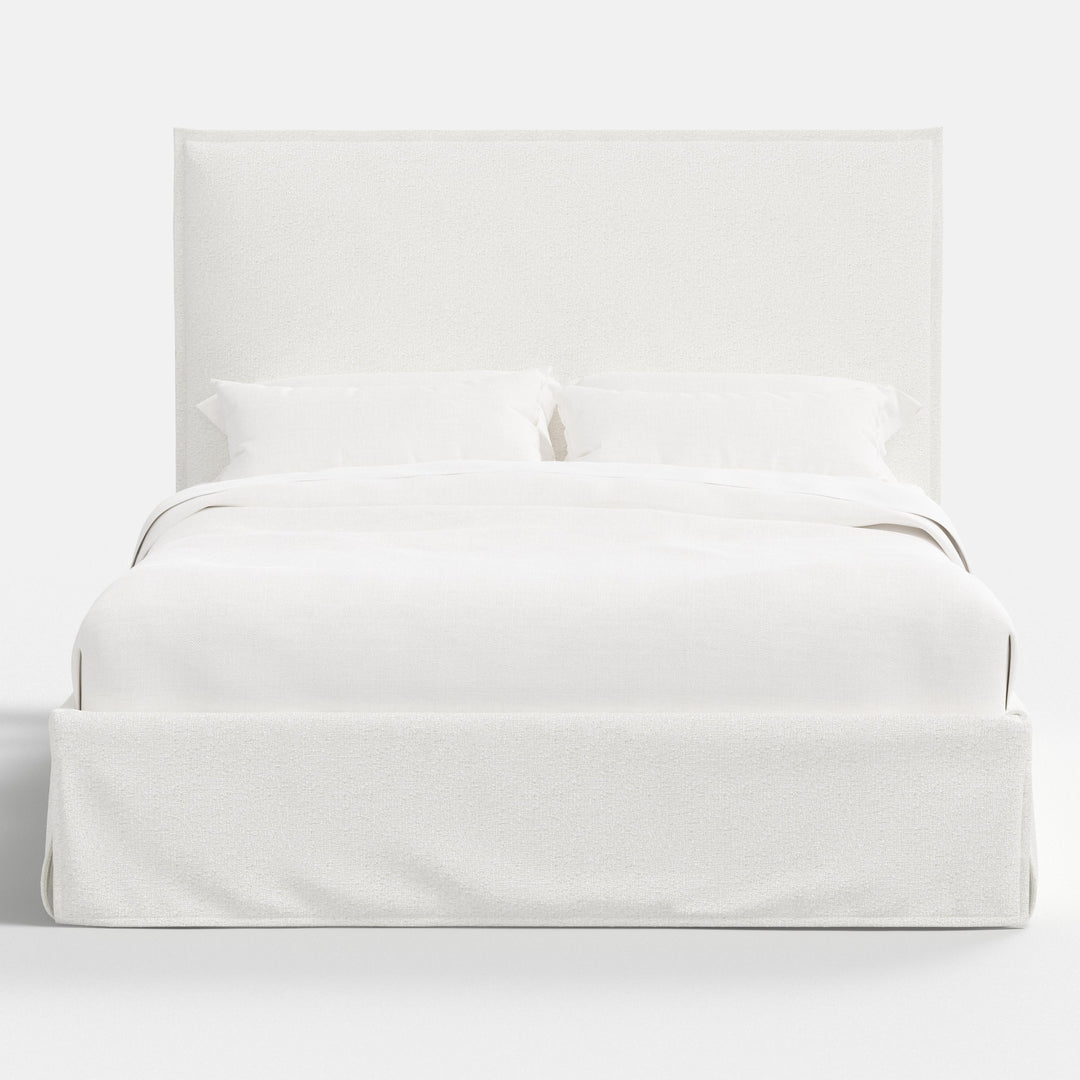 Plush Modern Twin Bed with Washable Cover