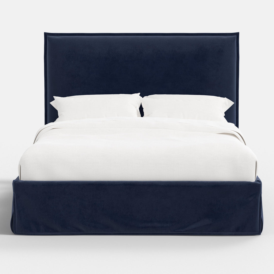 Plush Modern Twin Bed with Washable Cover