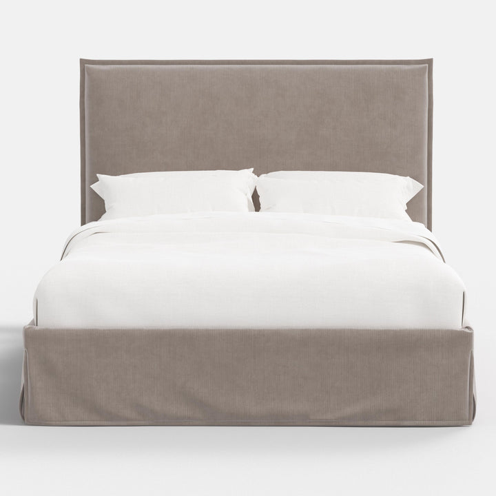 Plush Modern Twin Bed with Washable Cover