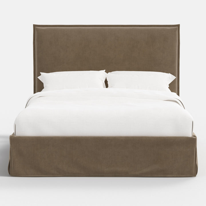 Plush Modern Twin Bed with Washable Cover