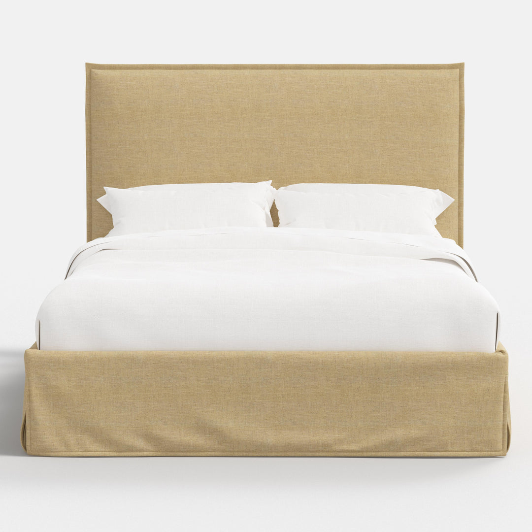 Plush Modern Twin Bed with Washable Cover