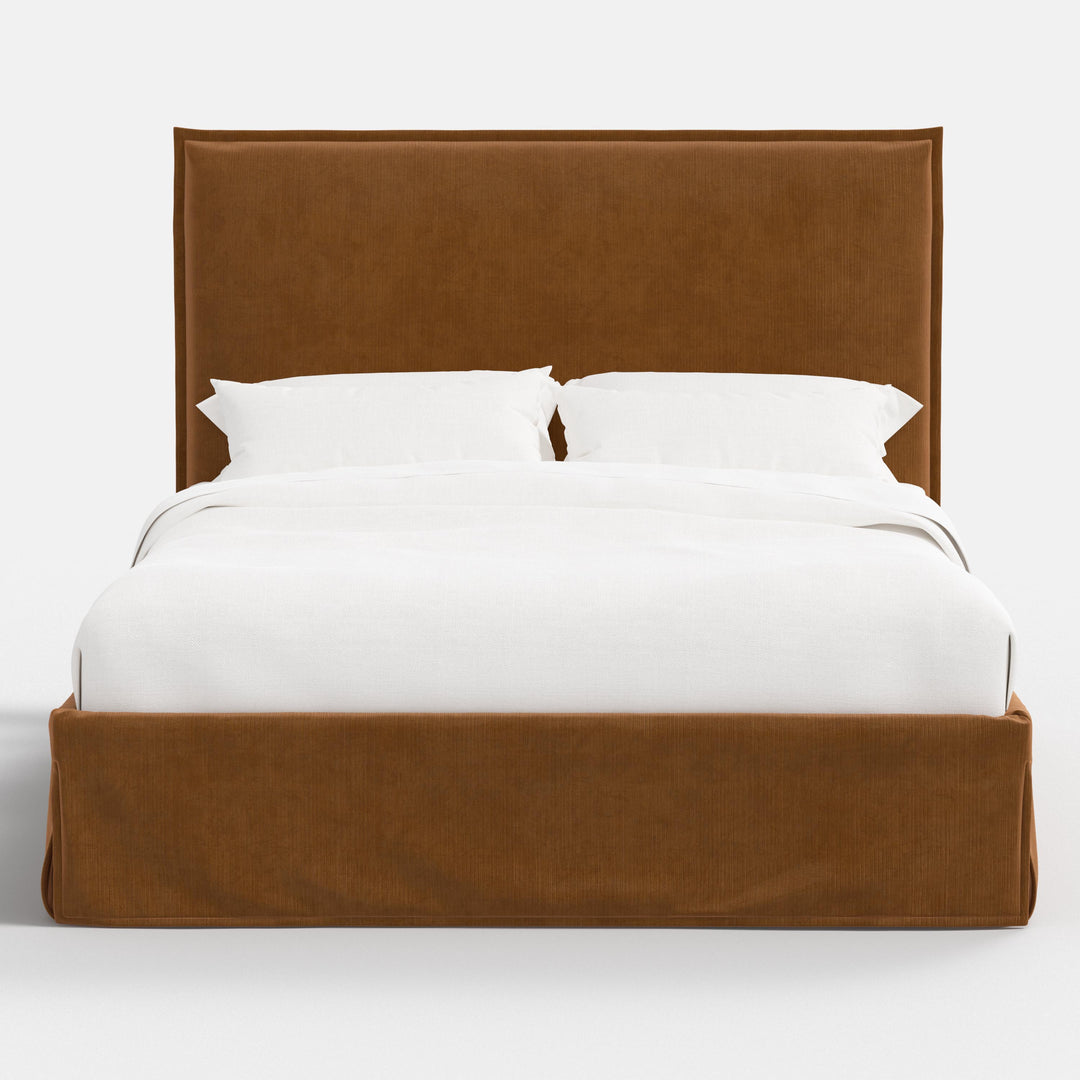 Plush Modern Twin Bed with Washable Cover