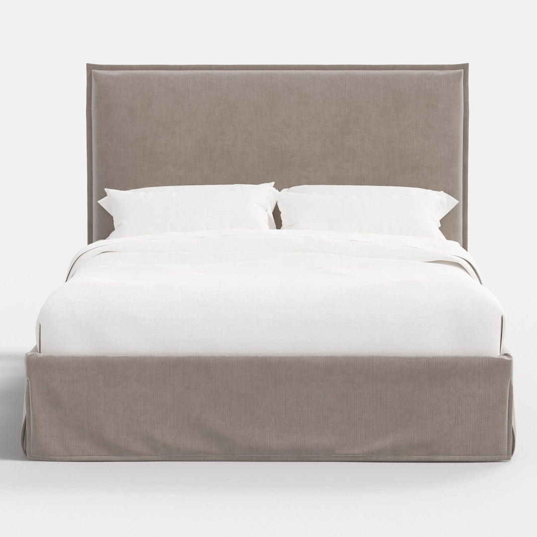 Plush Modern Twin Bed with Washable Cover