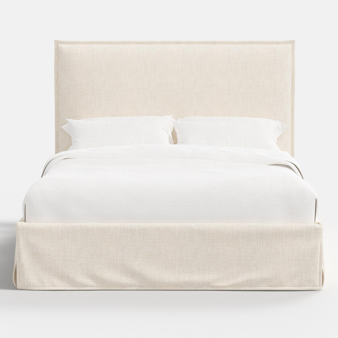 Plush Modern Twin Bed with Washable Cover