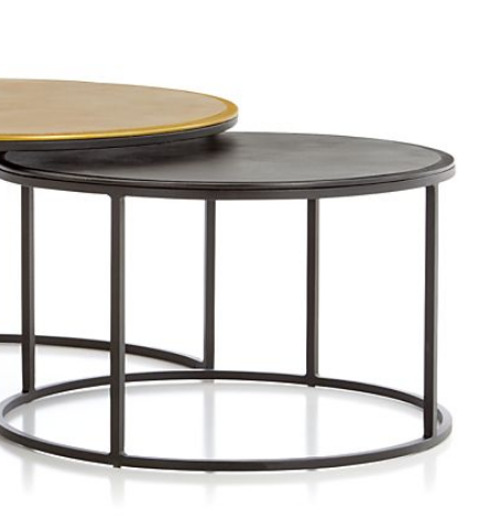 Knurl Nesting Coffee Tables Set of Two