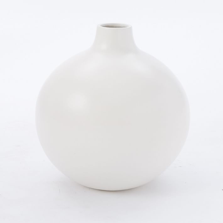 Oversized Pure White Ceramic Collection extra large ball