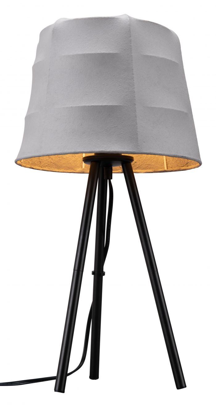 Moses Gray & Black Table Lamp