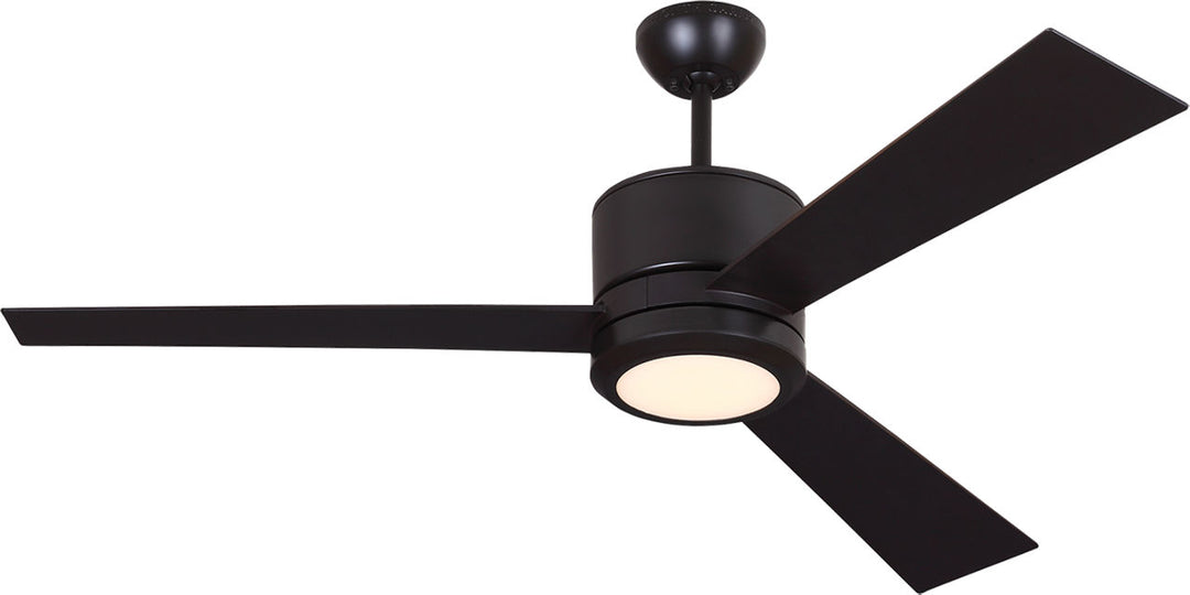 Vision 52 LED Ceiling Fan in with Blades and Light Kit Oil Rubbed Bronze