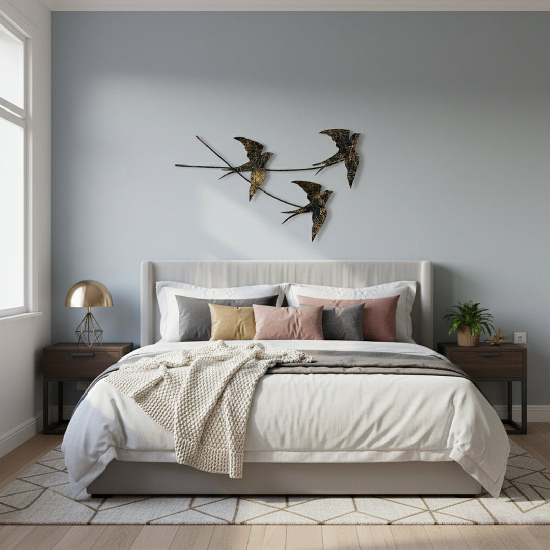 3 Flying Birds Decorative Wall Decor