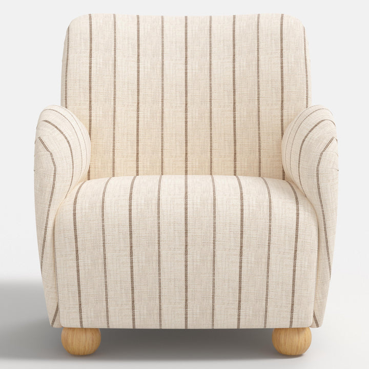 Modern Curved Back Comfort Armchair