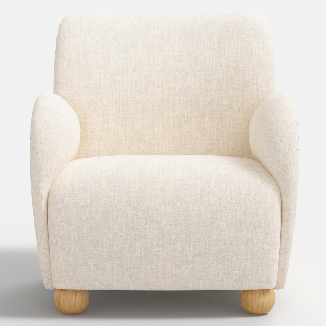 Modern Curved Back Comfort Armchair