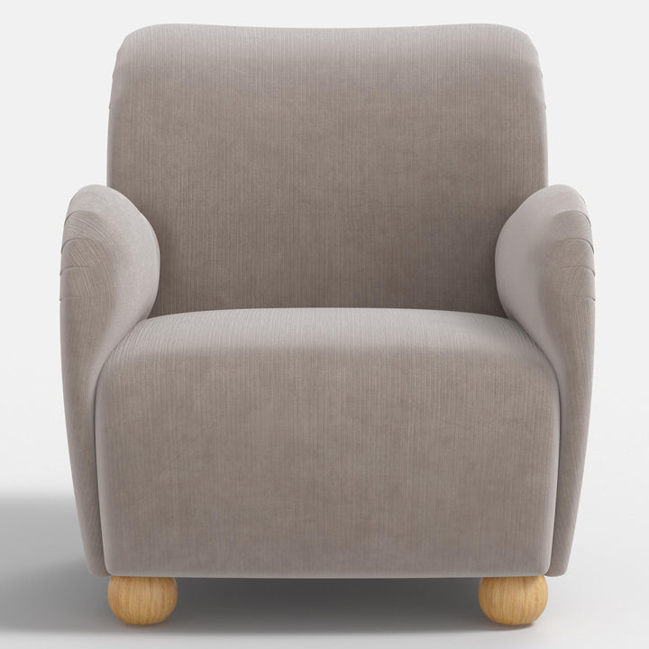 Modern Curved Back Comfort Armchair